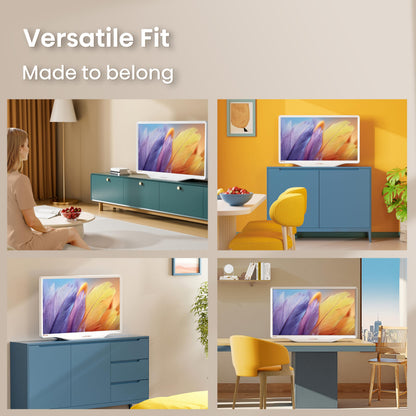 Hisense 32-Inch S5 DécoTV Series QLED FHD Smart Fire TV (32S5QF, 2025 Model) - Versatile Fit, Hi-QLED Color, Art-Inspired Design, Fluid Central Stand, DTS Virtual: X, Stream Live TV Without Cable