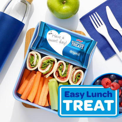 Rice Krispies Treats Crispy Marshmallow Squares, Kids Snacks, Snack Bars, Original, 31.2oz Box (40 Bars)