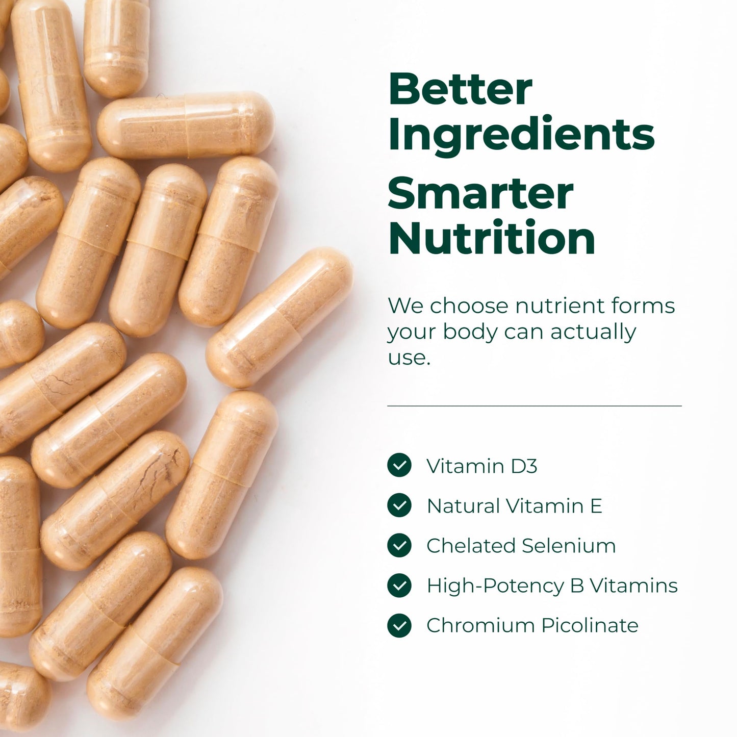 Multivitamin for Men – Essential Mens Multivitamins & Multiminerals Capsules with Vitamin B12, A, D, C, Zinc, Magnesium & More for Total Body Wellness – 20+ Key Nutrients & Vitamins for Men – 60 count