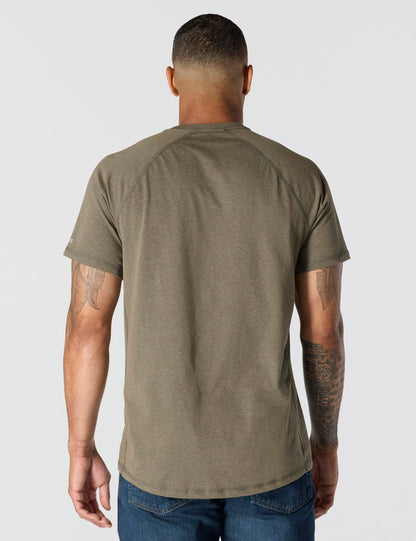 Carhartt Men's Force Relaxed Fit Midweight Short-Sleeve Pocket T-Shirt, Basil Heather, X-Large