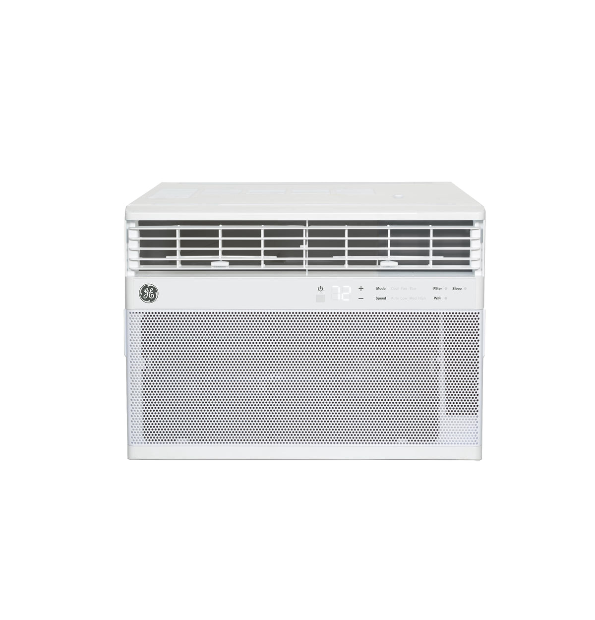 GE AWCS12WWA Window Air Conditioner, Wi-Fi Enabled, Energy-Efficient Cooling for Large Rooms up to 550 sq ft, Easy Install Kit, Control Using Remote or Smartphone App, New 12,000 BTU, White