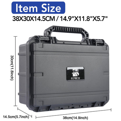 BOMIIPOR Toploader Storage Box, Holds 360+ Top Loaders - Premium Top Loader Case for 3" x 4" 35pt Rigid Cards,Top Loaders & Magnetic Card Holders, Sports Card Storage Boxes for Trading Cards