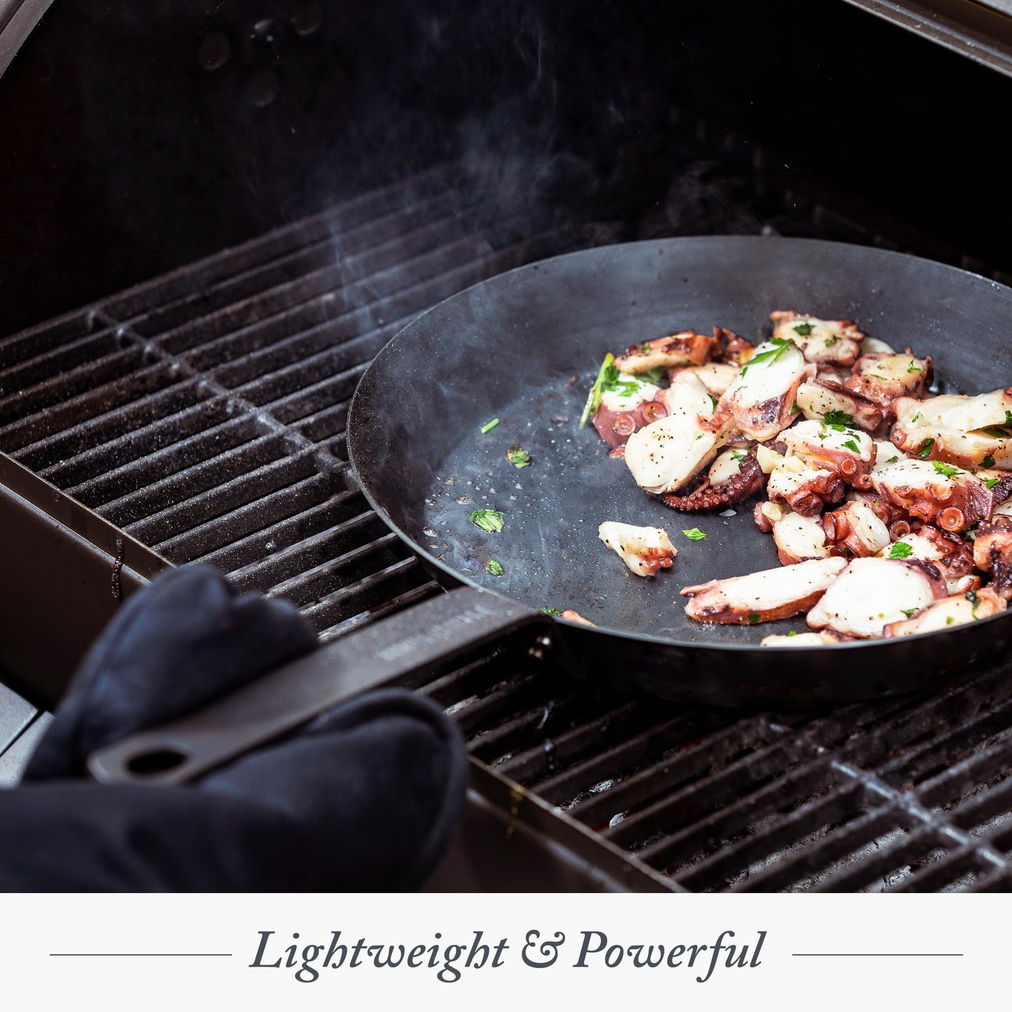 Merten & Storck Pre-Seasoned Carbon Steel 12" Frying Pan Skillet, Fast Heating, Naturally Nonstick, Induction & Oven Safe, High-Heat & Open Flame Compatible, Perfect for Searing Grilling & Camping