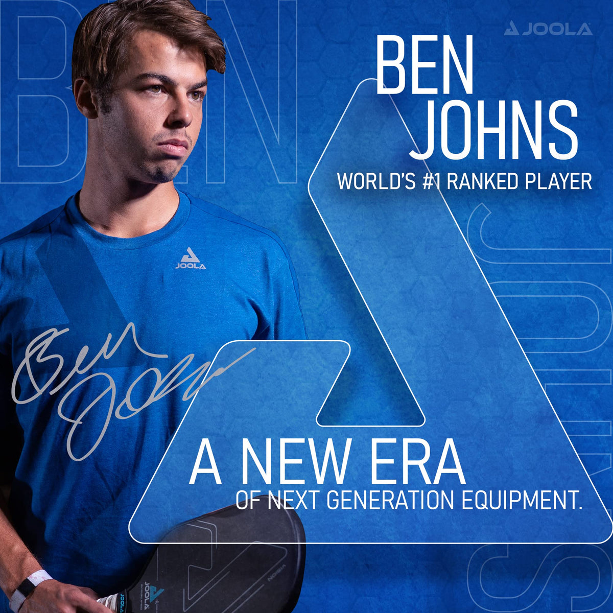 JOOLA Ben Johns Hyperion Pickleball Paddle - Carbon Surface, Elongated Handle, Polypropylene Core, Custom Cover