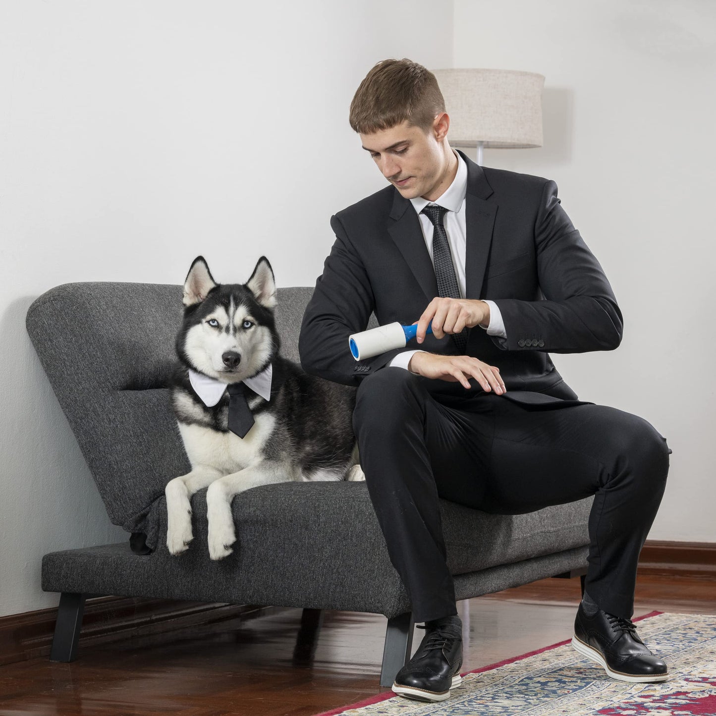 PetLovers Extra Sticky Lint Roller Mega Value Set 450 Sheets for Pet Hair Removal and Clothes, Dog and Cat Lint Remover 5 Pack