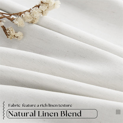 102 Inch 100% Blackout Linen Pleated Curtain 60 Inch Wide 1 Panel for Living Room Pinch Pleat Back Tab Black Out Drapes Memory Shape Heat Reducing 2 Layer Curtain Bedroom Sliding Door 102 Inches Long