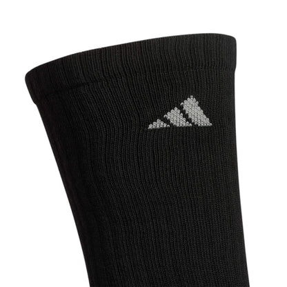 adidas Men's Athletic Cushioned 6-Pack Crew, Cushioned Crew Socks with Arch Compression for a Secure Fit