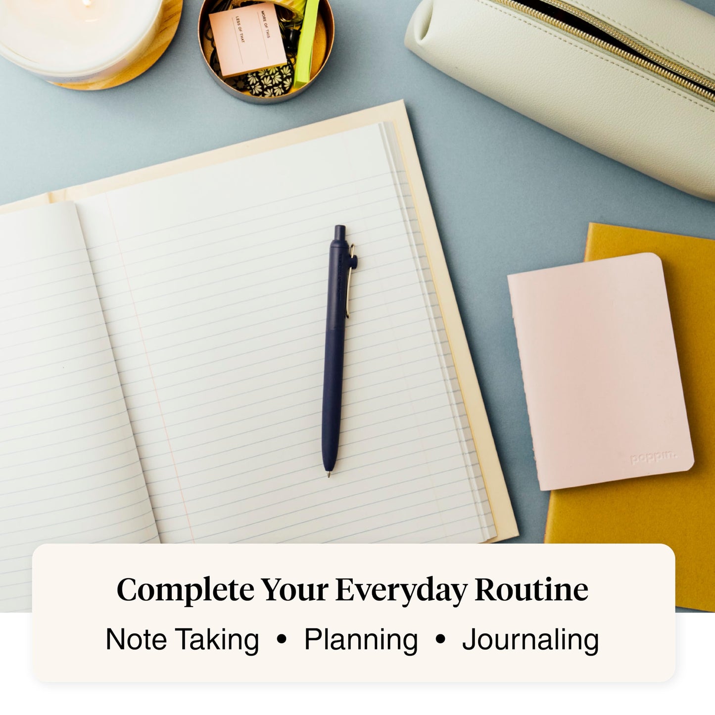 uni-ball Zento Gel Ink Rollerball Pens, 12 Black Medium Point Smooth Writing Pens, Colored Japanese Pens, Muted Colors