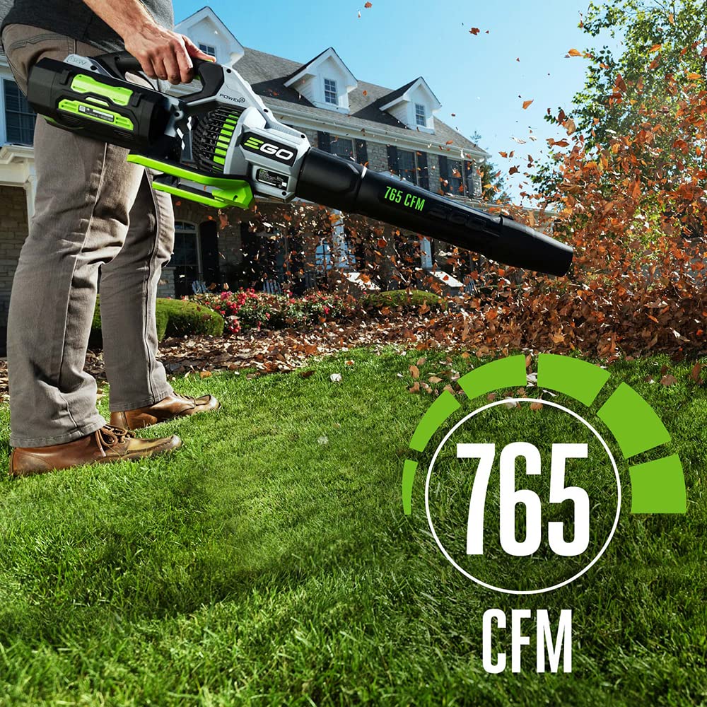 EGO POWER+ Leaf Blower, Cordless Electric 756 CFM, Includes 56V 5.0Ah Battery and Charger - LB7654