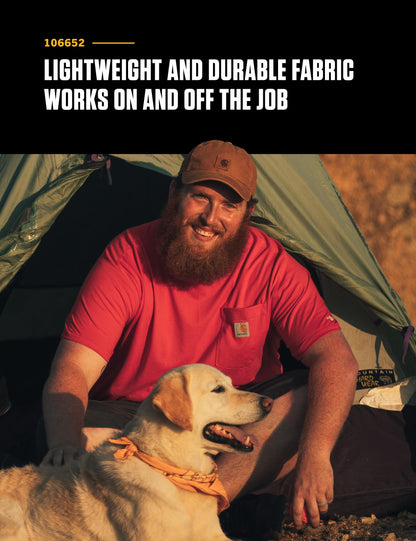 Carhartt Men's Force Relaxed Fit Midweight Short-Sleeve Pocket T-Shirt (Also Available in Big & Tall), Basil Heather