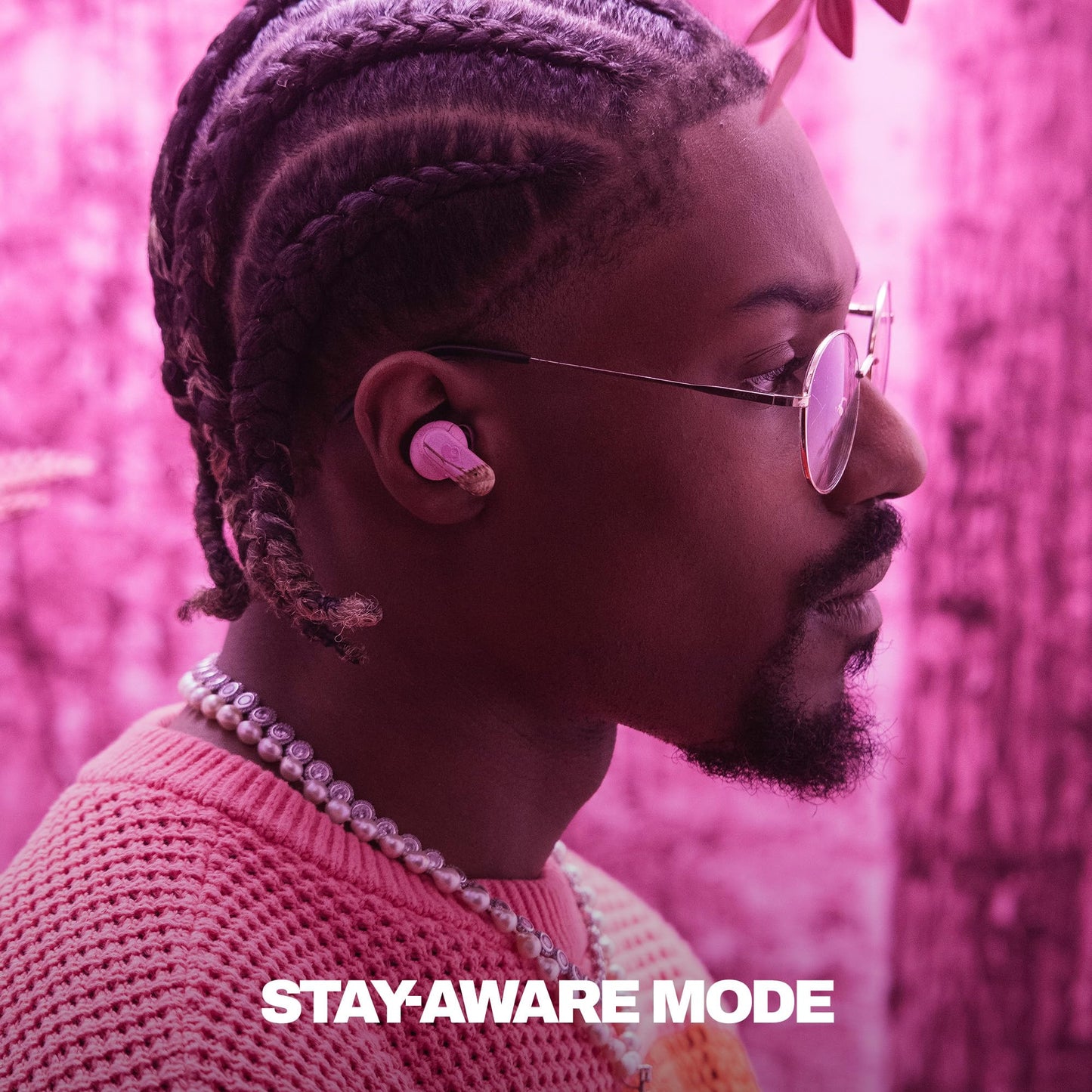 Skullcandy Dime Evo Wireless Earbuds, Bluetooth Headphones, Noise Isolating Fit, Up to 36 Hours Battery, Microphone for iPhone Android, Easy Carry with Clip-Anywhere Case - Realtree Edge Colors Pink