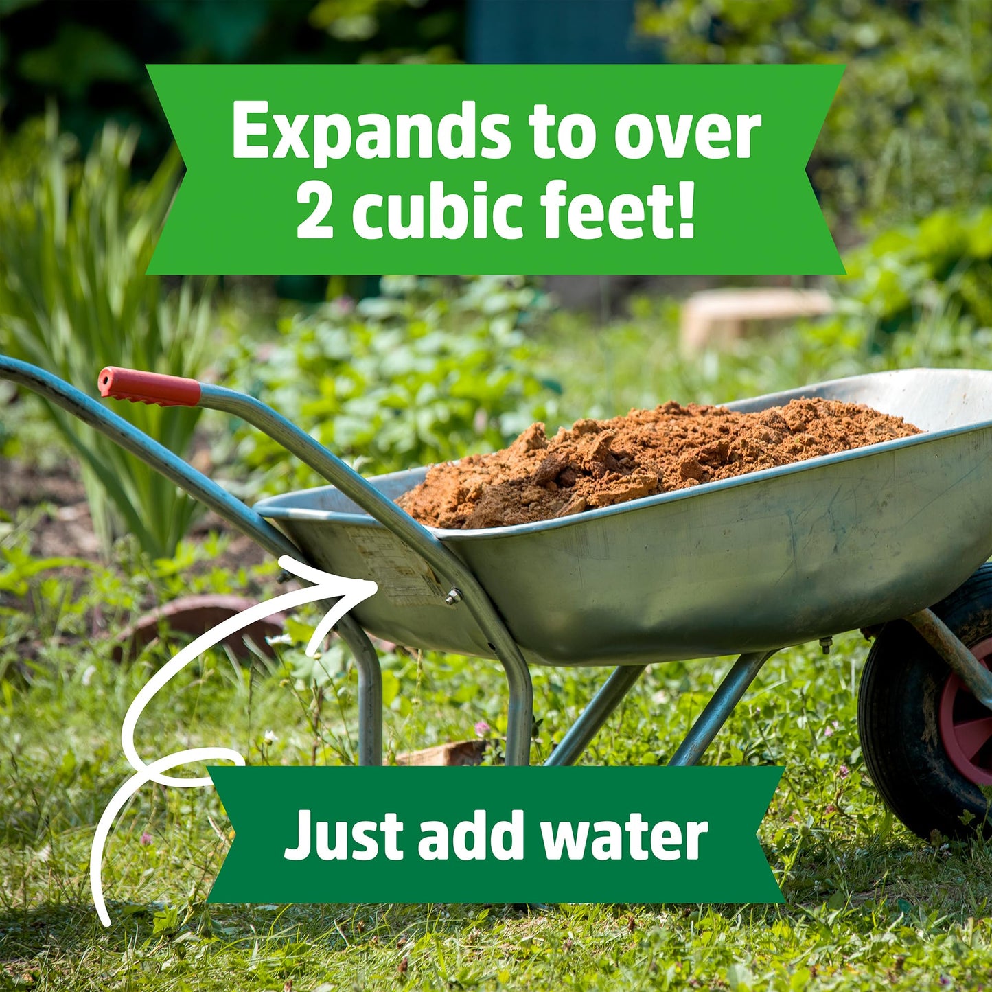 Back to the Roots Organic Coir, 51 Quart Expanding Soil, Great for Seeds and Potting