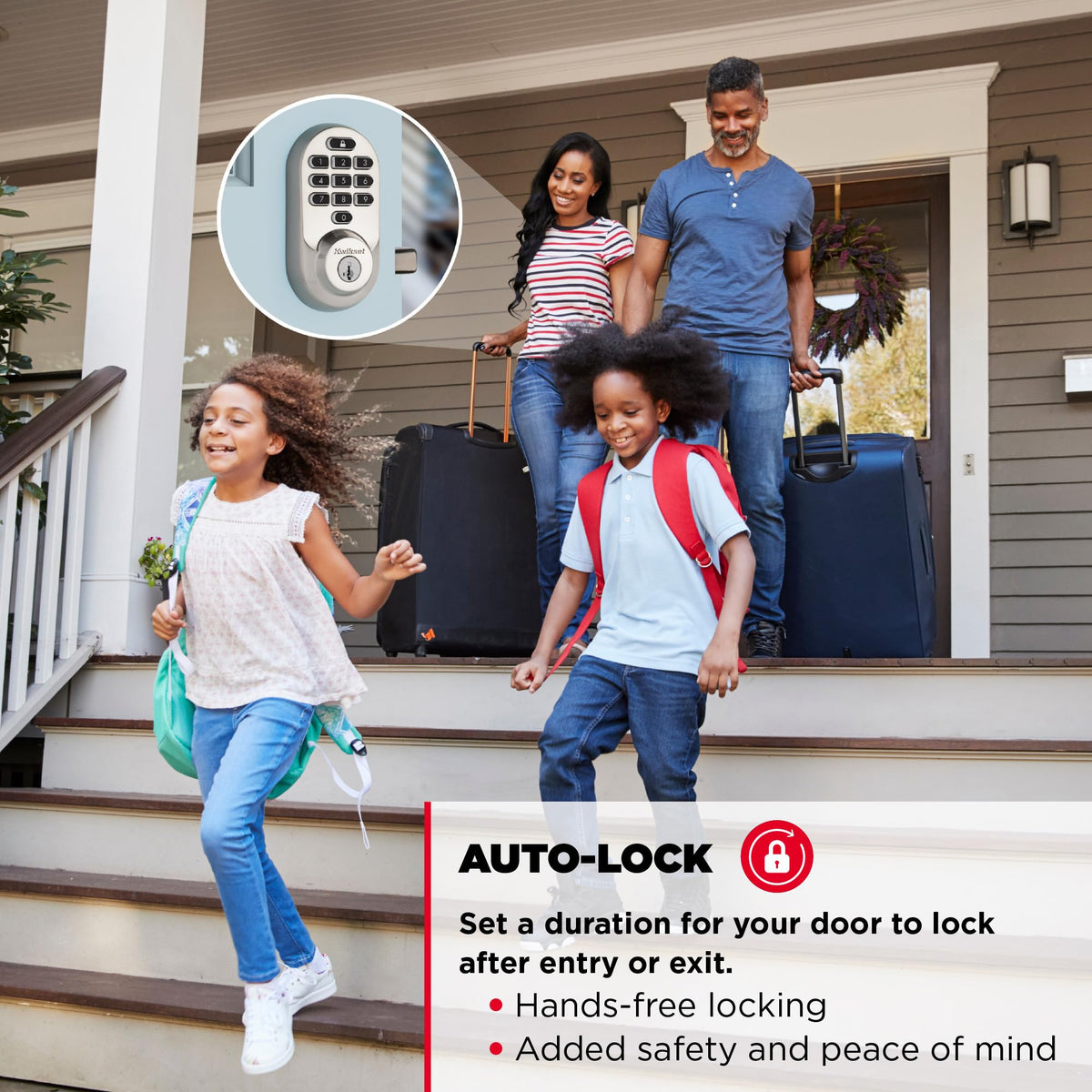 Kwikset Halo Wi-Fi Smart Lock, Keyless Entry Door Deadbolt, Geofence Auto-Unlock, Grade AAA Certified, No Hub Easy Install, Satin Nickel Lifetime Finish Warranty, Backlit Keypad