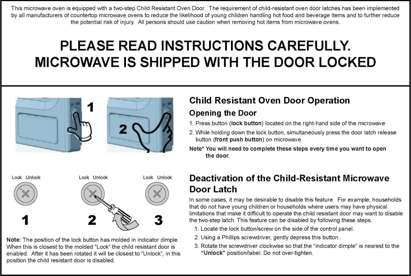 GE Countertop Microwave Oven,1, 200-watt Capacity, 2.0 Cubic Ft., 8 Auto Setting Cooking Settings, Child-Lock Technology, Kitchen Essentials for the Countertop, Dorm Room or Apartment, Stainless Steel