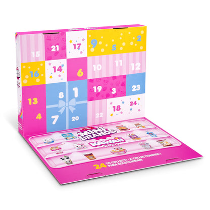 Mini Brands Kawaii Advent Calendar by ZURU, Collectible Seaonal Toys for Girls