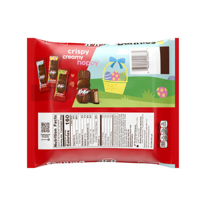 KIT KAT Milk Chocolate Wafer Snack Size Bunnies, Easter Candy Bag, 8.85 oz