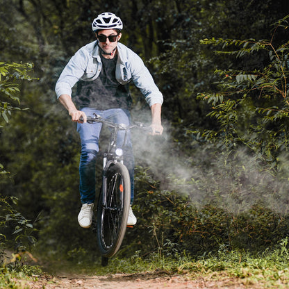 Fcgeoi Electric Bike, 750W Peak Motor, 60+ Miles Range & 20MPH, Removable Battery, 26" Tires, Dual Disc Brake, Shock Absorber, Commuting Electric Bikes for Adults