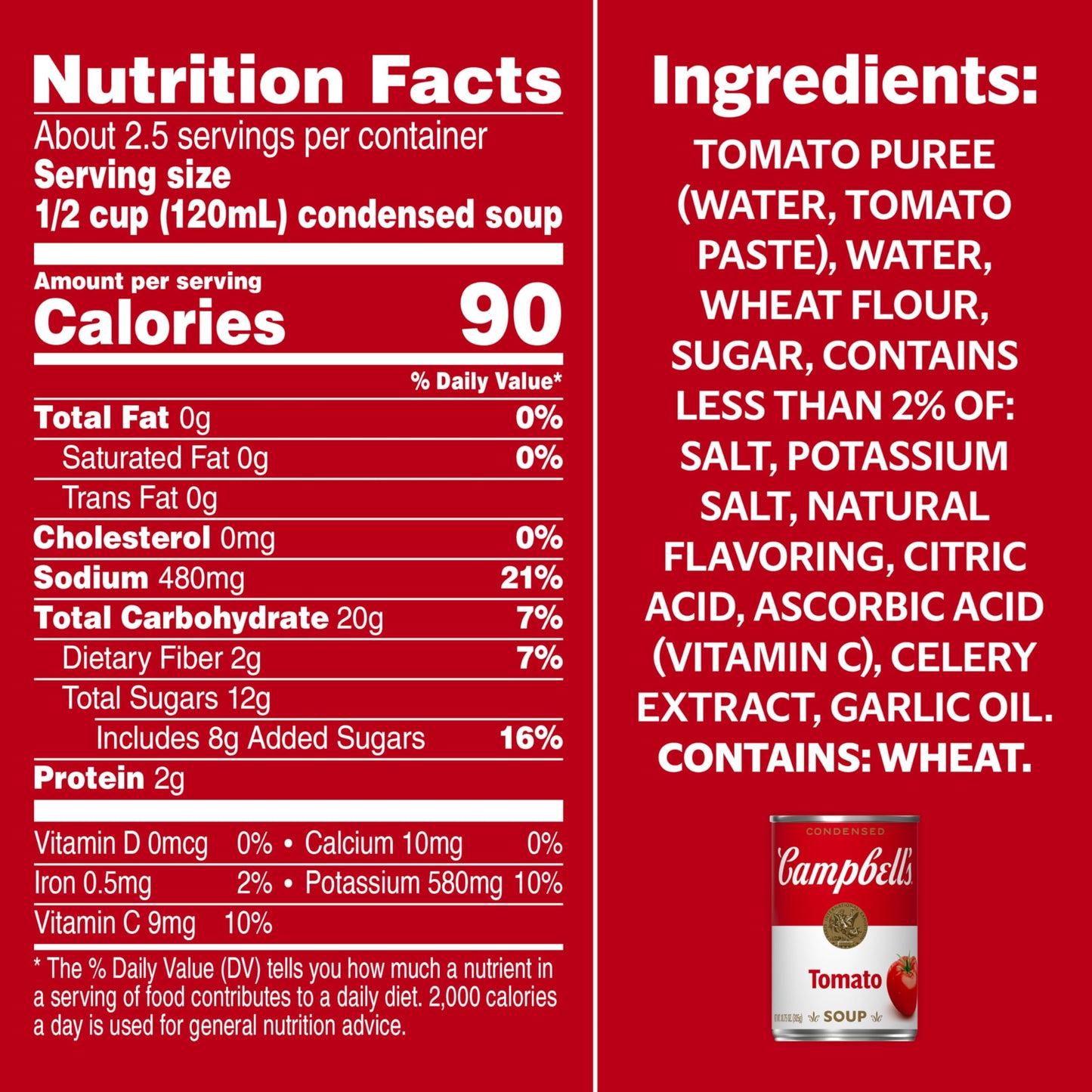 Campbell's Condensed Tomato Soup, 10.75 oz Can