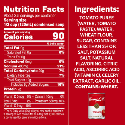 Campbell's Condensed Tomato Soup, 10.75 oz Can