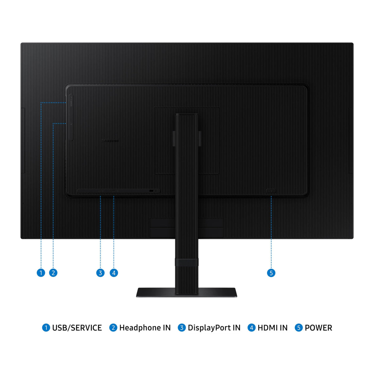 SAMSUNG 27-Inch ViewFinity S7 (S70D) Series 4K UHD High Resolution Monitor with HDR10, Multiple Ports, Easy Setup Stand, Advanced Eye Care, LS27D702EANXGO, 2024