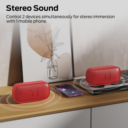 Monster S150 Bluetooth Speaker, Strong Bluetooth 5.4, IPX7 Waterproof Wireless Speaker, Support Sulti-Channel Connection, HD Hands-Free Calling, Compact Design Bluetooth Speakers