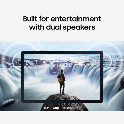 SAMSUNG Galaxy Tab S6 Lite 10.4' 64GB WiFi Android Tablet, S Pen Included, Gaming Ready, Long Battery Life, Slim Metal Design, Expandable Storage, US Version, Oxford Gray, Amazon Exclusive (2024)