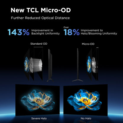 TCL 75-Inch QM6K QLED 4K Smart QD-Mini LED TV with Google TV (75QM6K, 2025 Model) Dolby Vision IQ, Dolby Atmos, HDR, Game Accelerator up to 288Hz, Voice Remote, Works with Alexa, Streaming Television