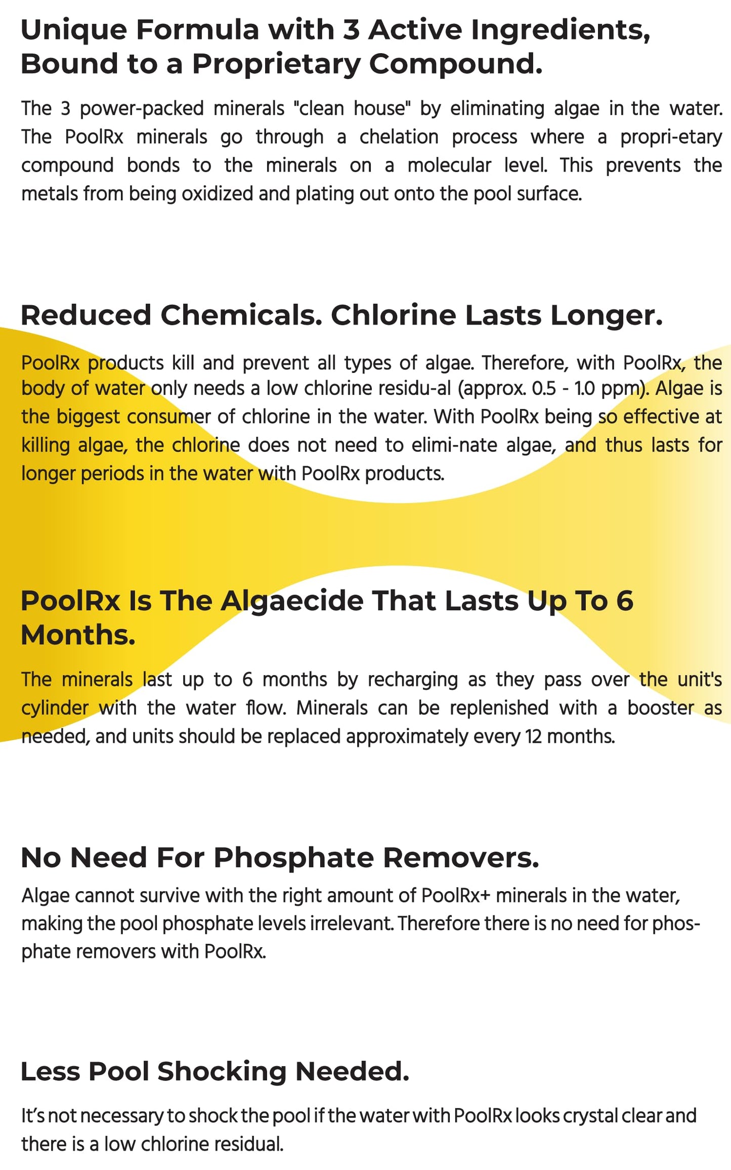 PoolRX+ pool unit 7.5k-20k gallons