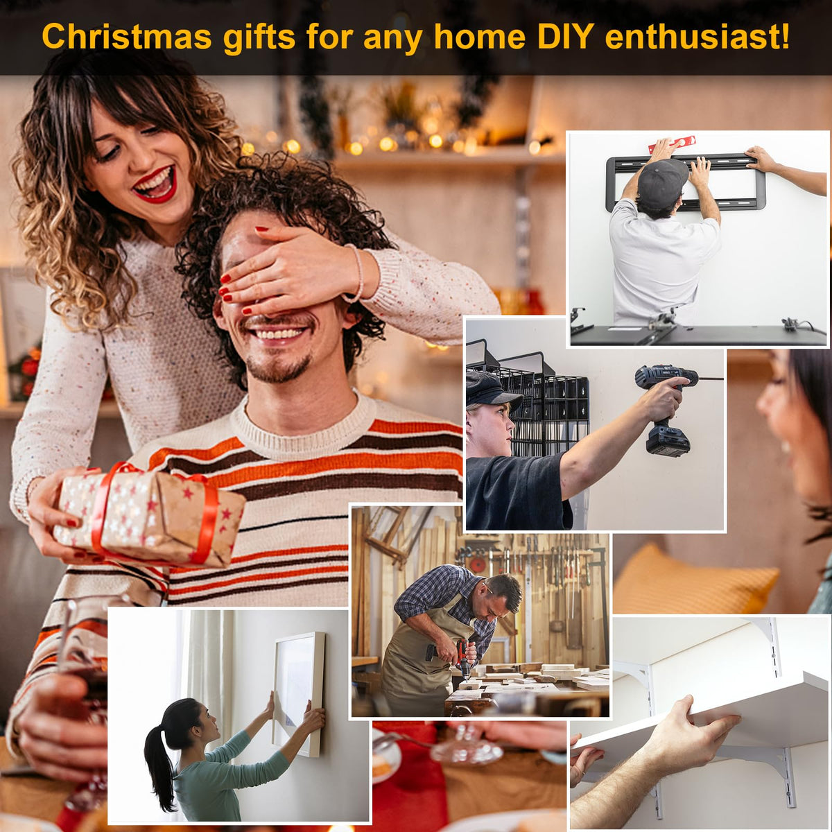 Stud Finder Wall Scanner - 5 in 1 Stud Finder Tool w/Intelligent Microprocessor Chip and HD LCD Display, Stud Detector Beam Finders for the Center and Edge of Wood AC Wire Metal Studs Joist Pipe
