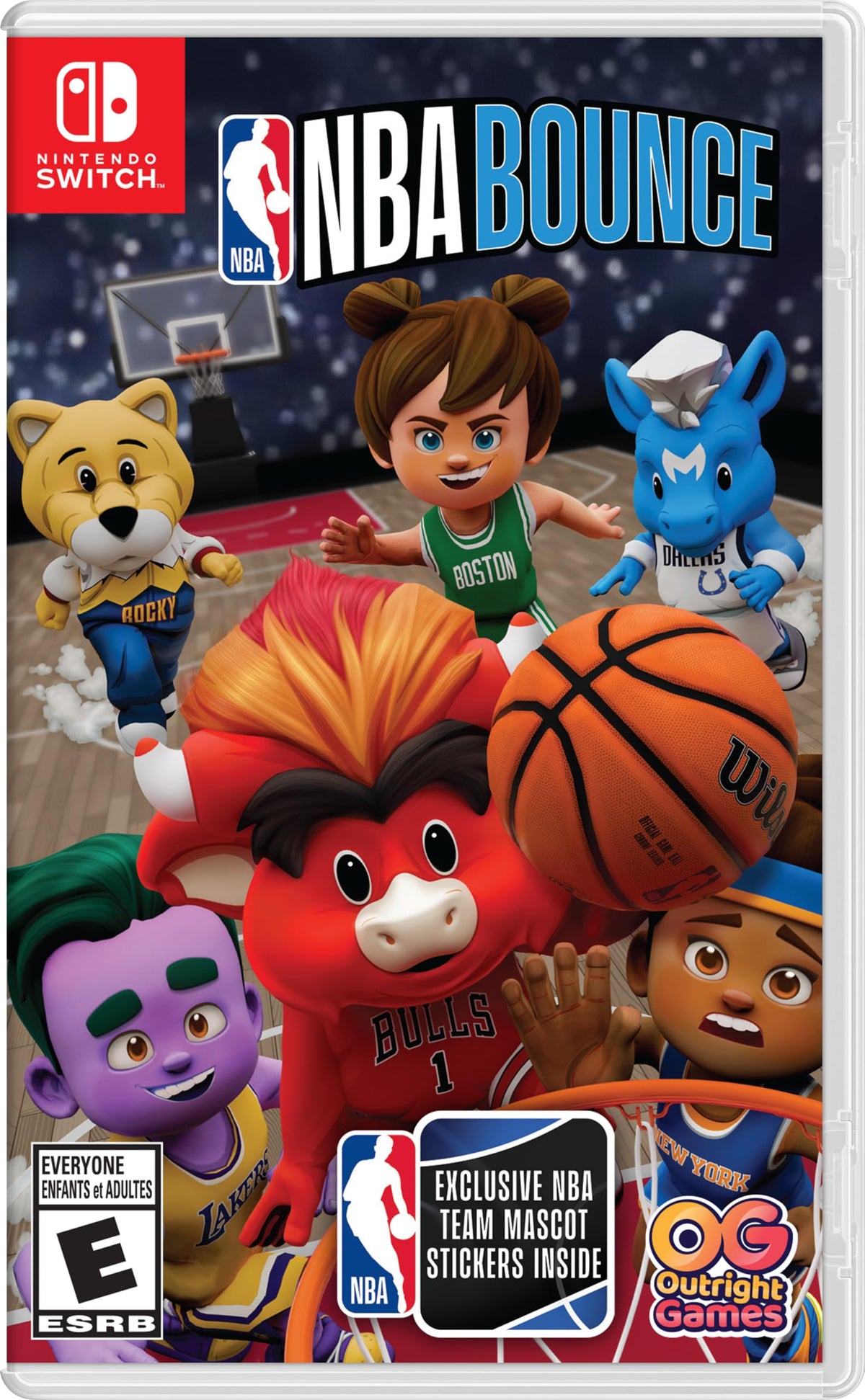NBA BOUNCE - Nintendo Switch Amazon Exclusive with Sticker Sheet