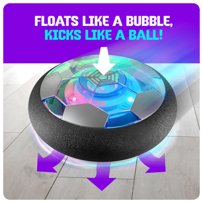Ninja Blast Hover Soccer Light-Up Ball, Indoor Toy Games Gifts for Birthday, Kids, Boys for Age 6, 7, 8, 9, 10, 11, 12 Years Old, Single