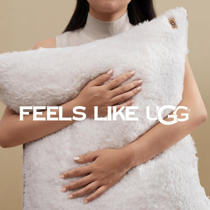 UGG Blissful Queen Comforter Set with 2 Pillow Shams, Reversible Quilted Bed Comforter, Ultra Warm Winter Bed Set, Down Alternative Bedding, Full/Queen Size, Seal Grey