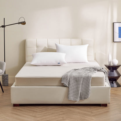 Bedsure Medium Firm Pillows Queen Size, Set of 2, Firm Queen Bed Pillows Hotel Quality Premium Down Alternative for Medium Supportive Filling for Side, Back Sleepers