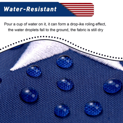 American Flags for Outside 6x10 FT- Heavy Duty Polyester US Flag with Embroidered Stars & Sewn Stripes, Brass Grommets - Vibrant Outdoor USA Flags for All Weather