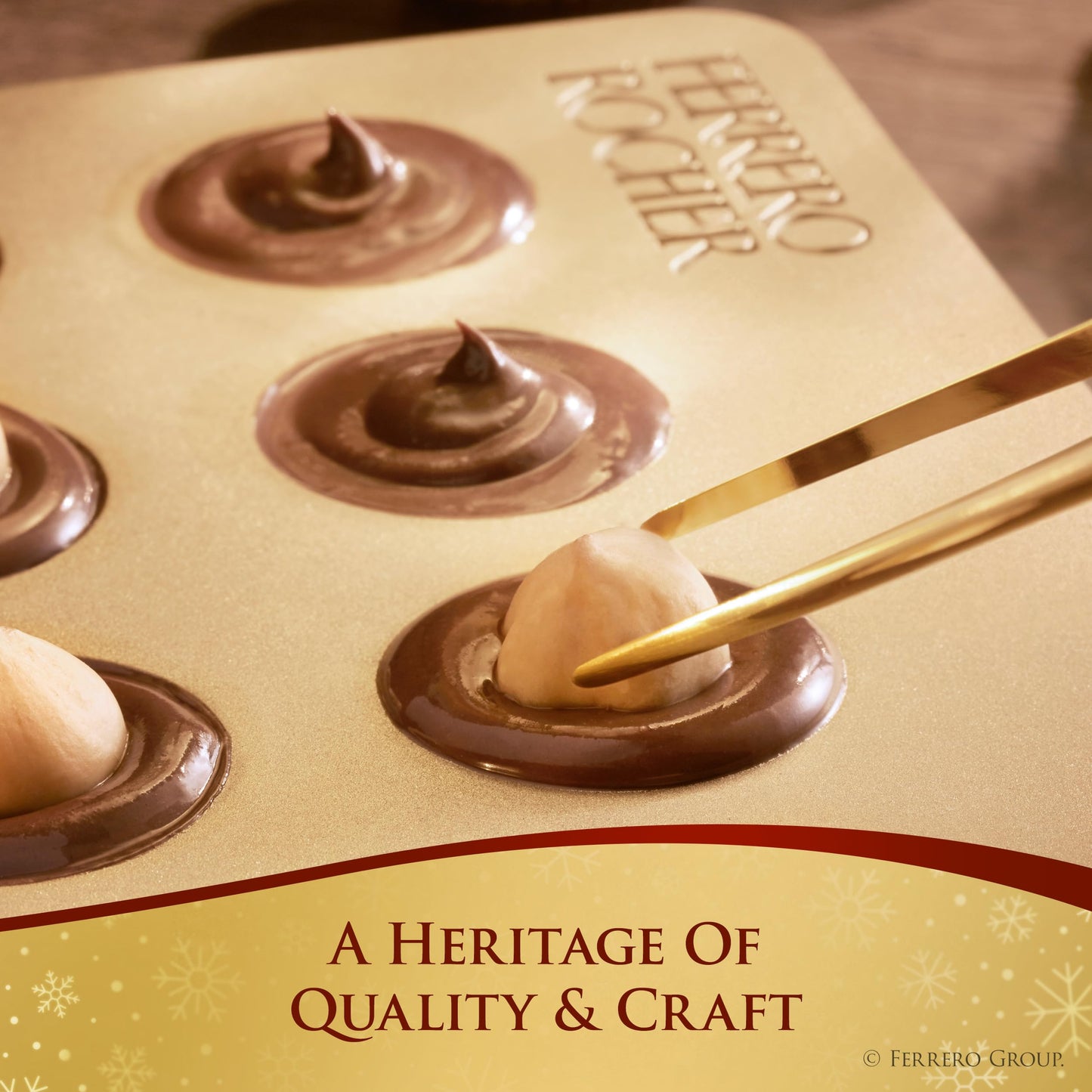 Ferrero Rocher, 42 Count, Premium Milk Chocolate Hazelnut, Chocolates for Gifting, 18.5 oz