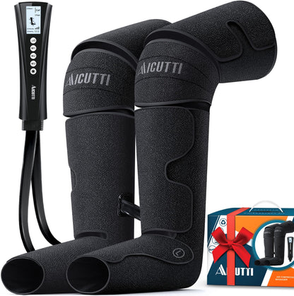 Air Compression Leg & Foot Massager with Heat – Relief for Circulation, Fatigue & Tension – Relaxing Gifts for Dad, Mom, Men & Women – Ideal for Father’s Day, Mother’s Day, Christmas & Birthdays