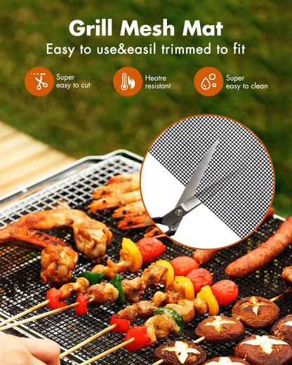 Griddle Accessories Kit - 136PCS Flat Top Grill Accessories for Blackstone and Camp Chef Metal Spatula Tools Set with Burger Press Scraper Tongs Carry Bag for Outdoor Grilling BBQ Cooking