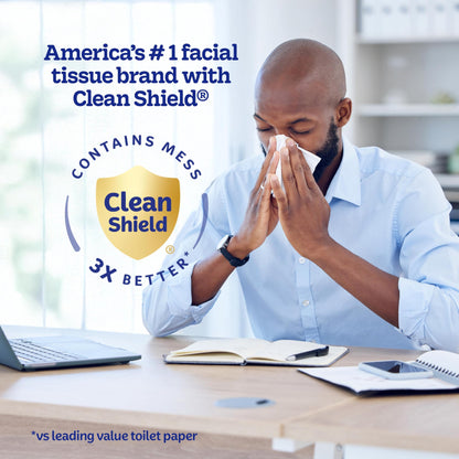 Kleenex On-The-Go Facial Tissues, 8 On-The-Go Packs, 10 Tissues per Box, 3-Ply (80 Total), Packaging May Vary