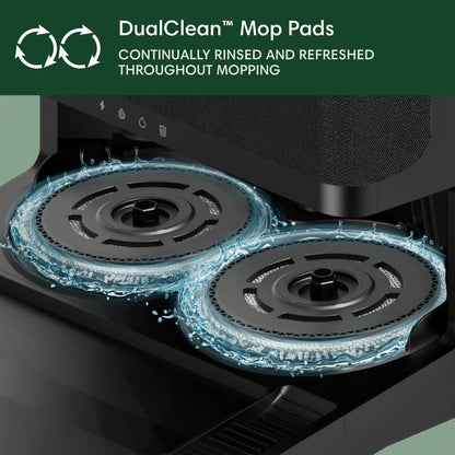 iRobot Roomba Plus 405 (G181) Combo Robot Vacuum & Mop with AutoWash Dock - Amazon Exclusive, Dual Spinning Mop Pads, Self-Empties for 75 Days, Intense Suction, Pad Washing & Drying, Pad-Lift, LiDAR