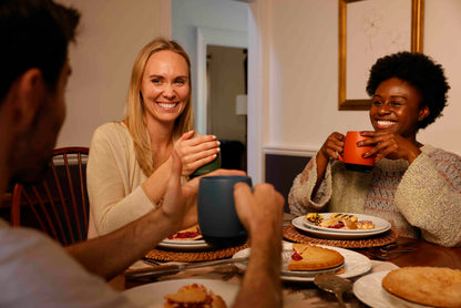 Nextmug - Temperature-Controlled, Self-Heating Coffee Mug (Slate Blue - 14 oz.)