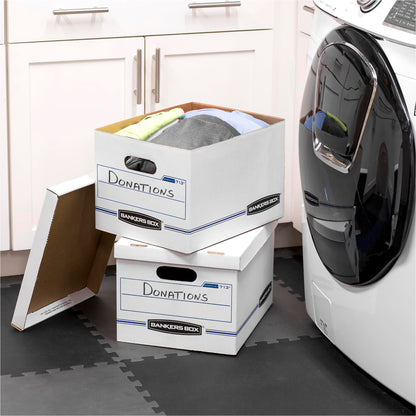 Bankers Box 30-Pack Basic Duty File Storage Boxes with Lids, Letter/Legal, STOR/FILE, (0071304)