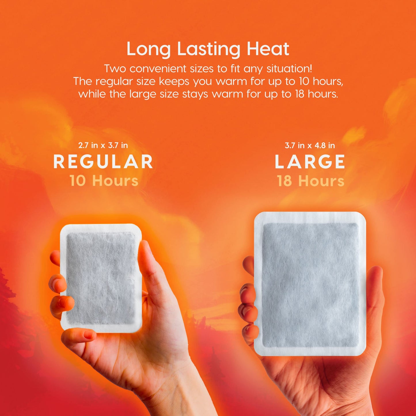 IRIS USA Hand Warmers – 60 Individual Warmers, Long-Lasting Up To 10 Hours For Warm and Hot Hands, On The Go, TSA-Approved, Disposable, Bulk, Lasts 4 Years, For Hot Hands Handwarmers, Camping Skiing