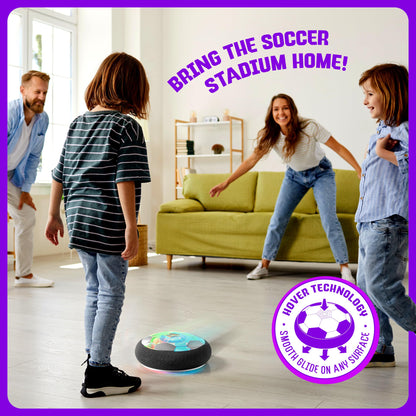 Ninja Blast Hover Soccer Light-Up Ball, Indoor Toy Games Gifts for Birthday, Kids, Boys for Age 6, 7, 8, 9, 10, 11, 12 Years Old, Single