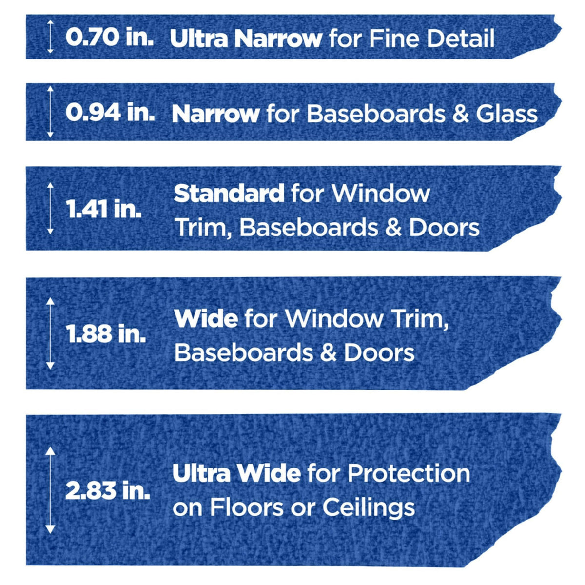 ScotchBlue Original Multi-Surface Painters Tape, 1 Inch Wide (0.94 In. x 60 Yds), 9 Rolls, Blue Paint Tape Protects Surfaces and Removes Easily, Masking Tape for Indoor and Outdoor Use (2090-24AP9)