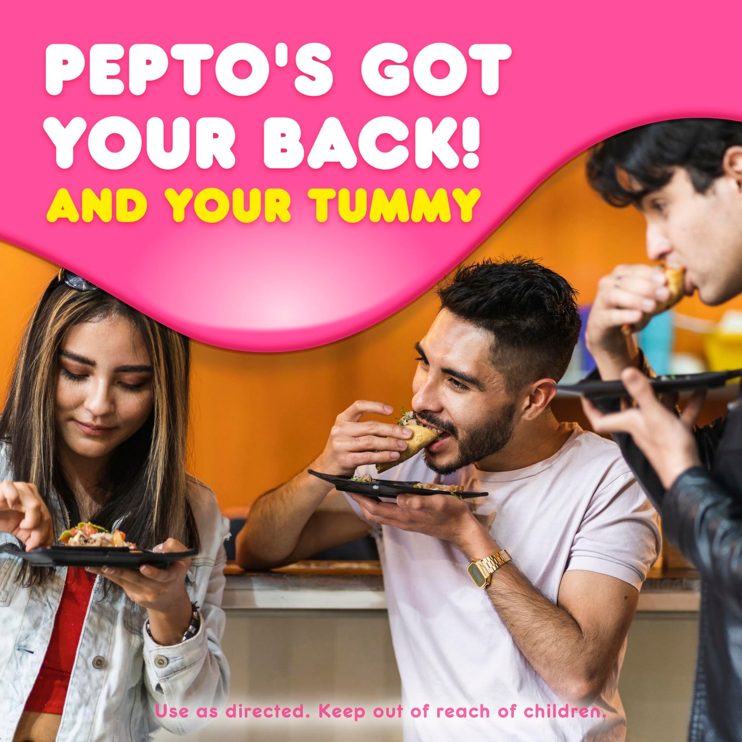 Pepto Bismol Liquicaps, Upset Stomach Relief, Bismuth Subsalicylate, Multi-Symptom Relief of Gas, Nausea, Heartburn, Indigestion, Upset Stomach, Diarrhea, 48 Liquicaps