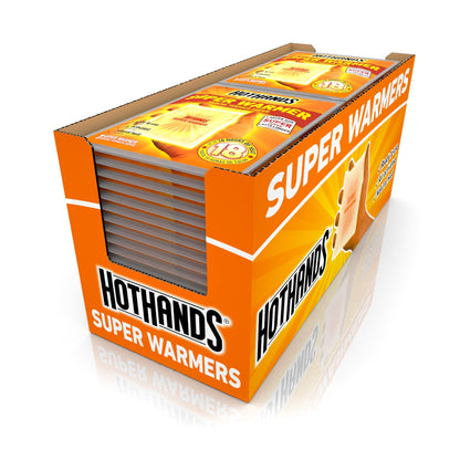 Hothands HH1ED240E-AMZ Body & Hand Super Warmers - Long Lasting Safe Natural Odorless Air Activated Warmers - Up to 18 Hours of Heat - 40 Individual Warmers