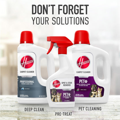 Hoover PowerDash Pet Compact Carpet Cleaner Machine, Lightweight Shampooer Machine, Pair with a Hoover Carpet Cleaner Solution for a Bright, Refreshed Home