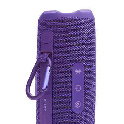 JBL Flip 7 - Portable Waterproof and Drop-Proof Speaker, Bold JBL Pro Sound with AI Sound Boost, 16Hrs of Playtime, and PushLock System with Interchangeable Accessories (Purple)