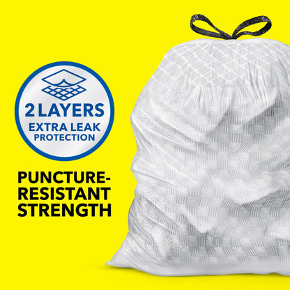 Glad ForceFlex Tall Kitchen Trash Bags, 13 Gal, Gain Original with Febreze, 110 Ct (Pack May Vary)