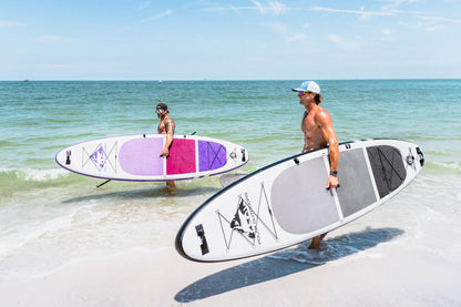 Polar Outdoors by Roc Inflatable Stand Up Paddle Board with Premium SUP Paddle Board Accessories, Wide Stable Design, Non-Slip Comfort Deck for Youth & Adults (Orchid)